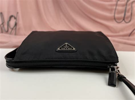 prada nylon wristlet